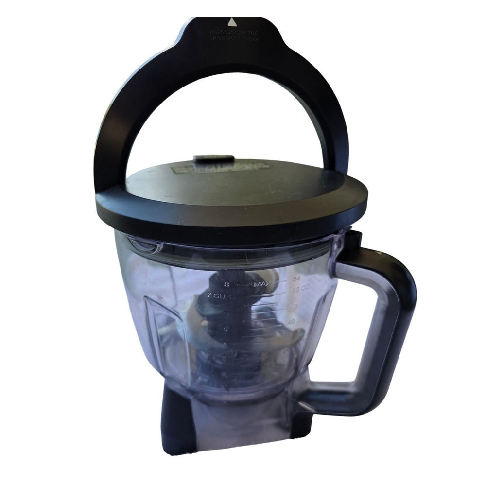 Ninja 64oz Food Processor Bowl 7-Cup Pitcher with Lid and Stacked Blade Assem K3